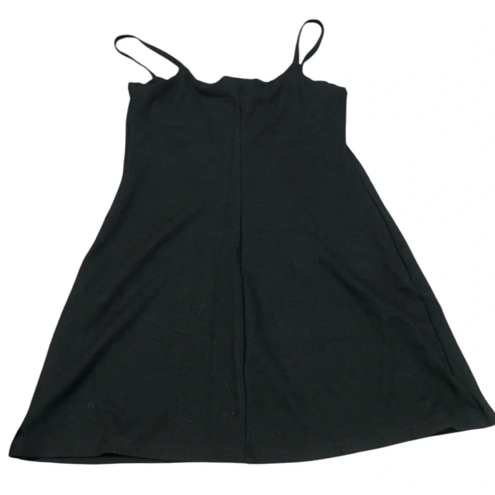 LESET Rio Tank Dress | Black Minimalist Slip Dress | Size M - Picture 4 of 6